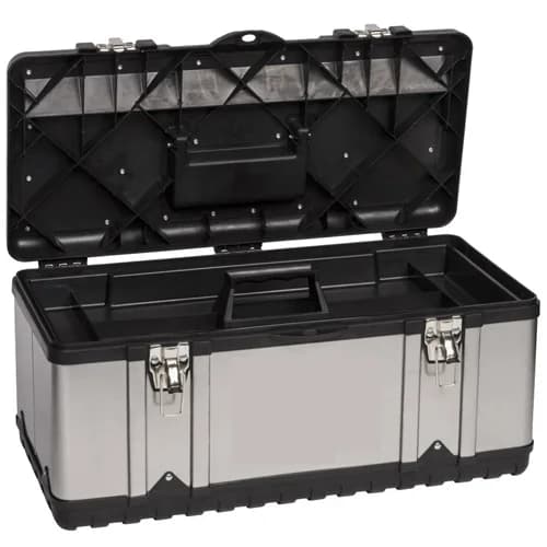 Messkoffer groß leer mit Beschriftung