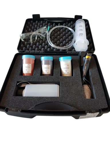 AWU2 Leckageortungsset für Abwasserleitungen mit 3 Fluoreszinen