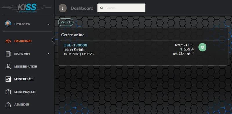 KISS Fernueberwachungs-Dashboard